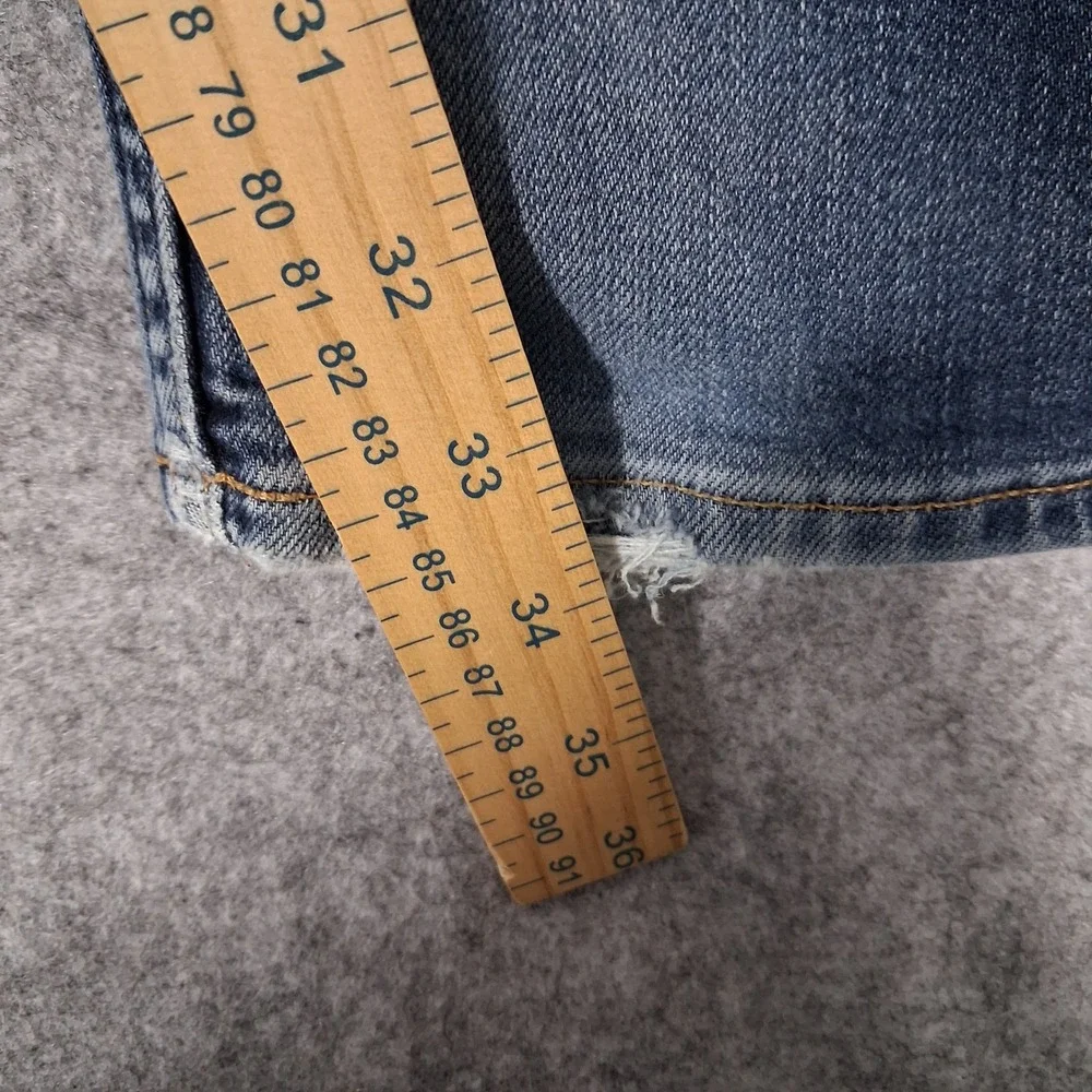 Revtown Jeans Mens 38x34 Blue Sharp Denim Stretch Straight Leg Pants